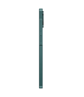samsung galaxy f07 green side view
