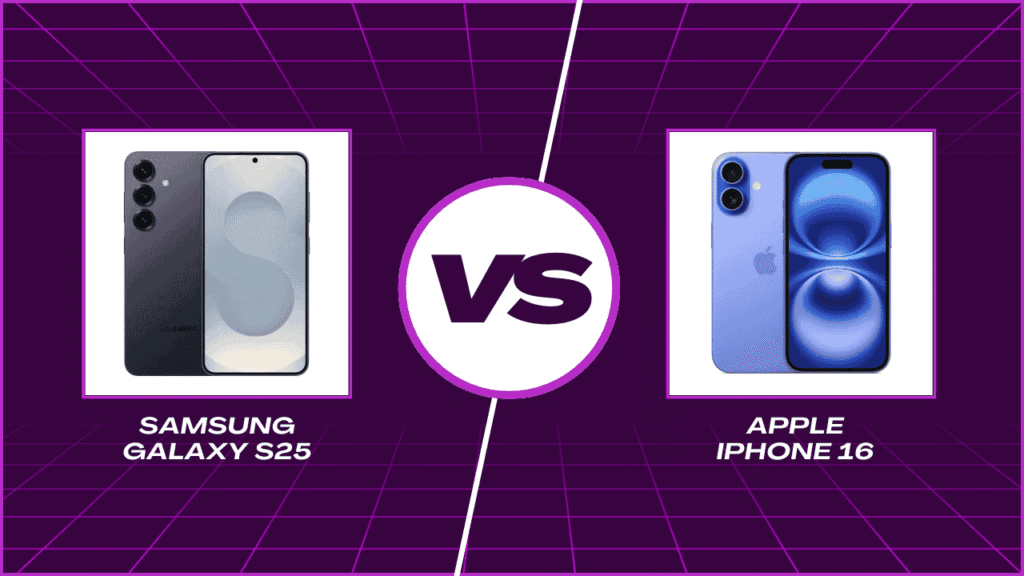 samsung galaxy s25 vs Apple iphone 16