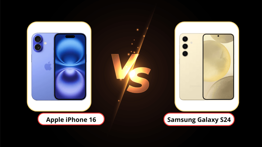 Apple iPhone 16 vs Samsung Galaxy S24