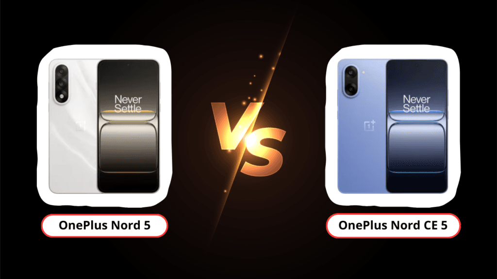 OnePlus Nord 5 vs OnePlus Nord CE 5