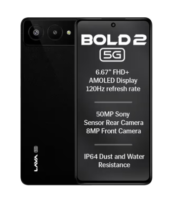 lava bold 2 5g black