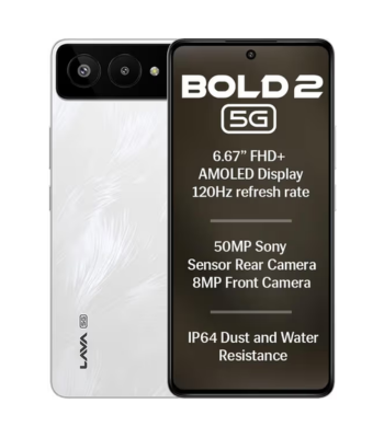 lava bold 2 5g white